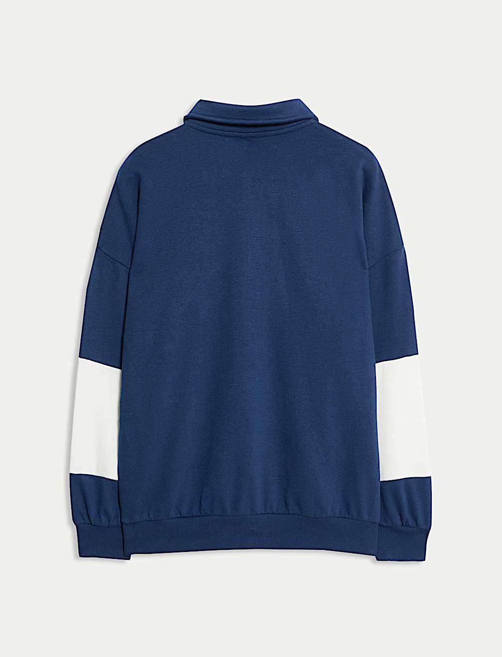 Cotton Rich Colour Block Rugby Top (6-16 Yrs)