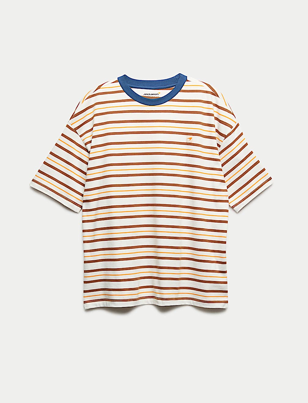 Pure Cotton McLaren&trade; Striped T-Shirt (6-16 Yrs)