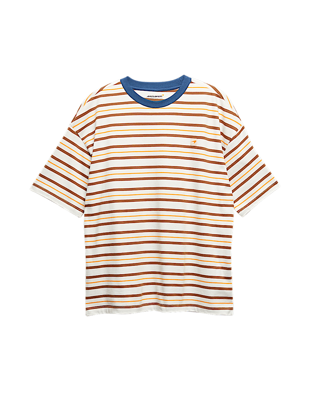 Pure Cotton McLaren&trade; Striped T-Shirt (6-16 Yrs)