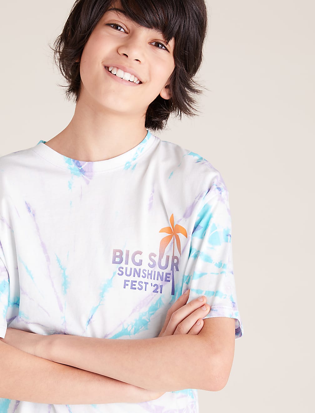 Organic Cotton Tie Dye T-Shirt (6-16 Yrs)