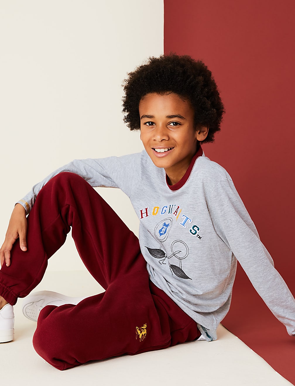 Harry Potter™ Hogwarts Cotton Rich Top (2-16 Yrs)