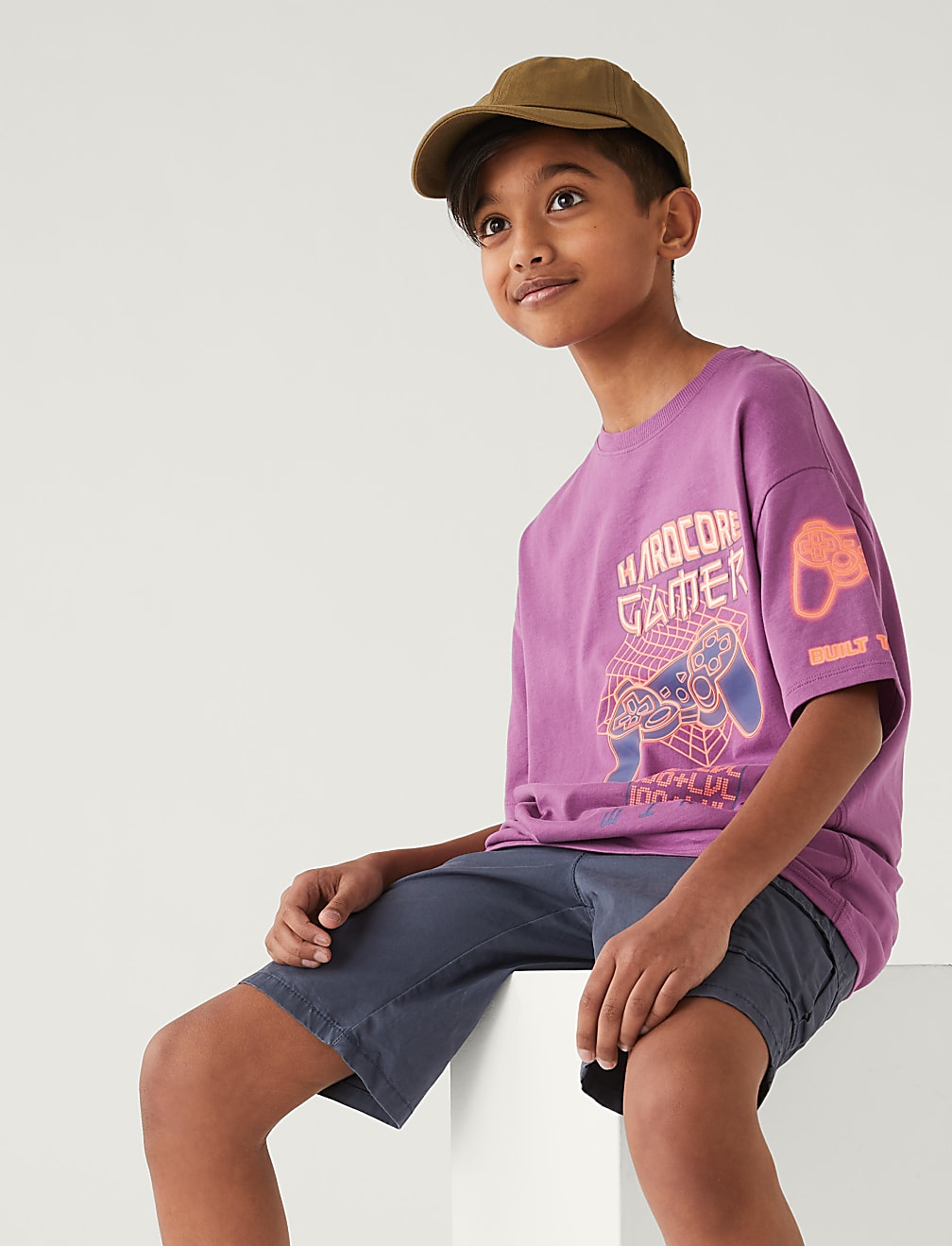 Pure Cotton Gaming Graphic T-Shirt