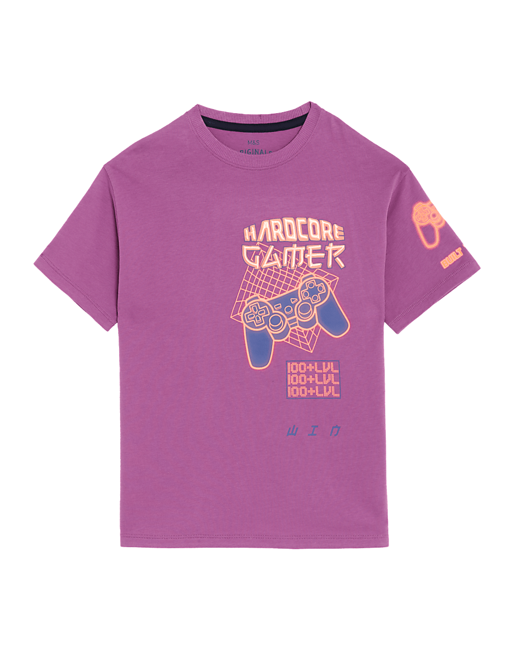 Pure Cotton Gaming Graphic T-Shirt