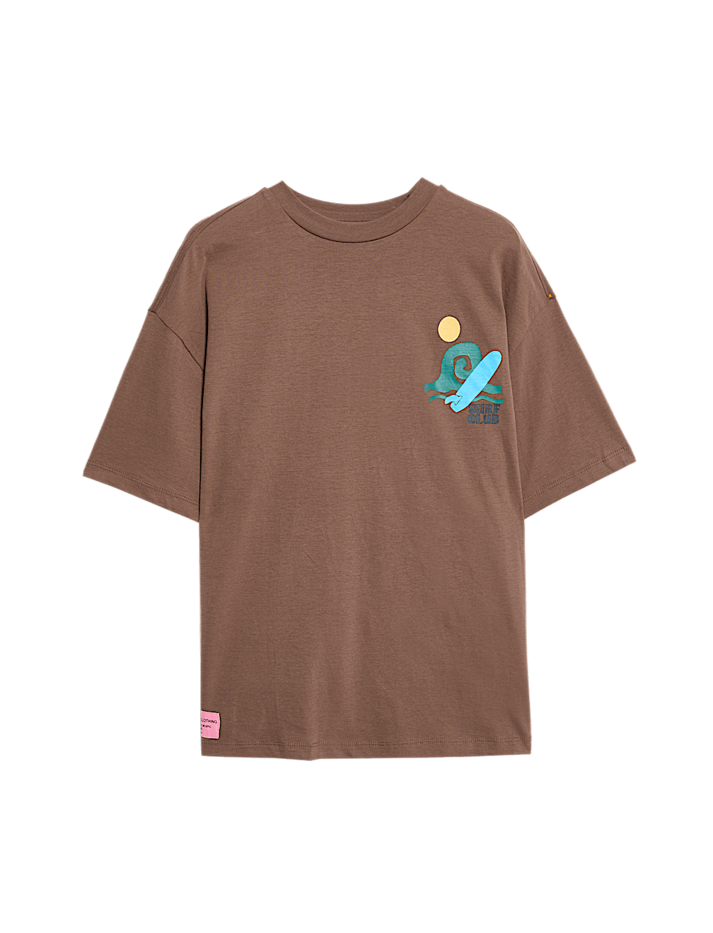 Pure Cotton Wave Graphic T-Shirt (2-16 Yrs)