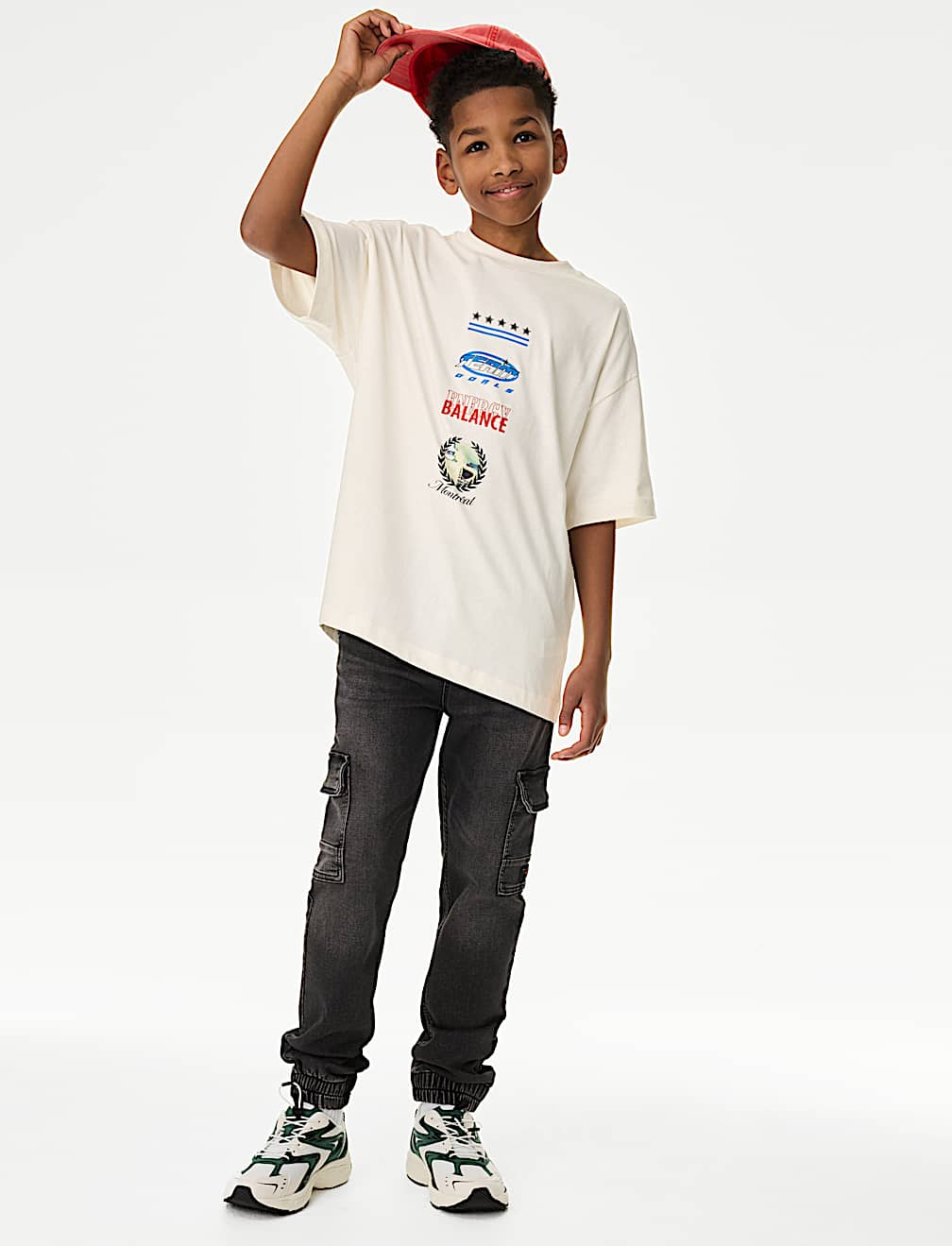 Pure Cotton Motor Racing Graphic T-Shirt (6-16 Yrs)