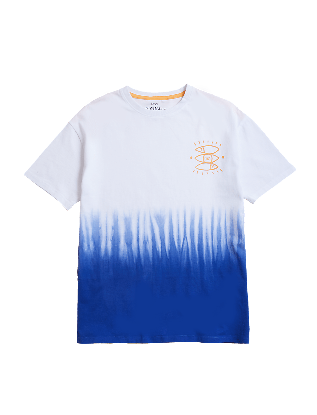 Pure Cotton Dip Dye T-shirt (6 - 16 Yrs)