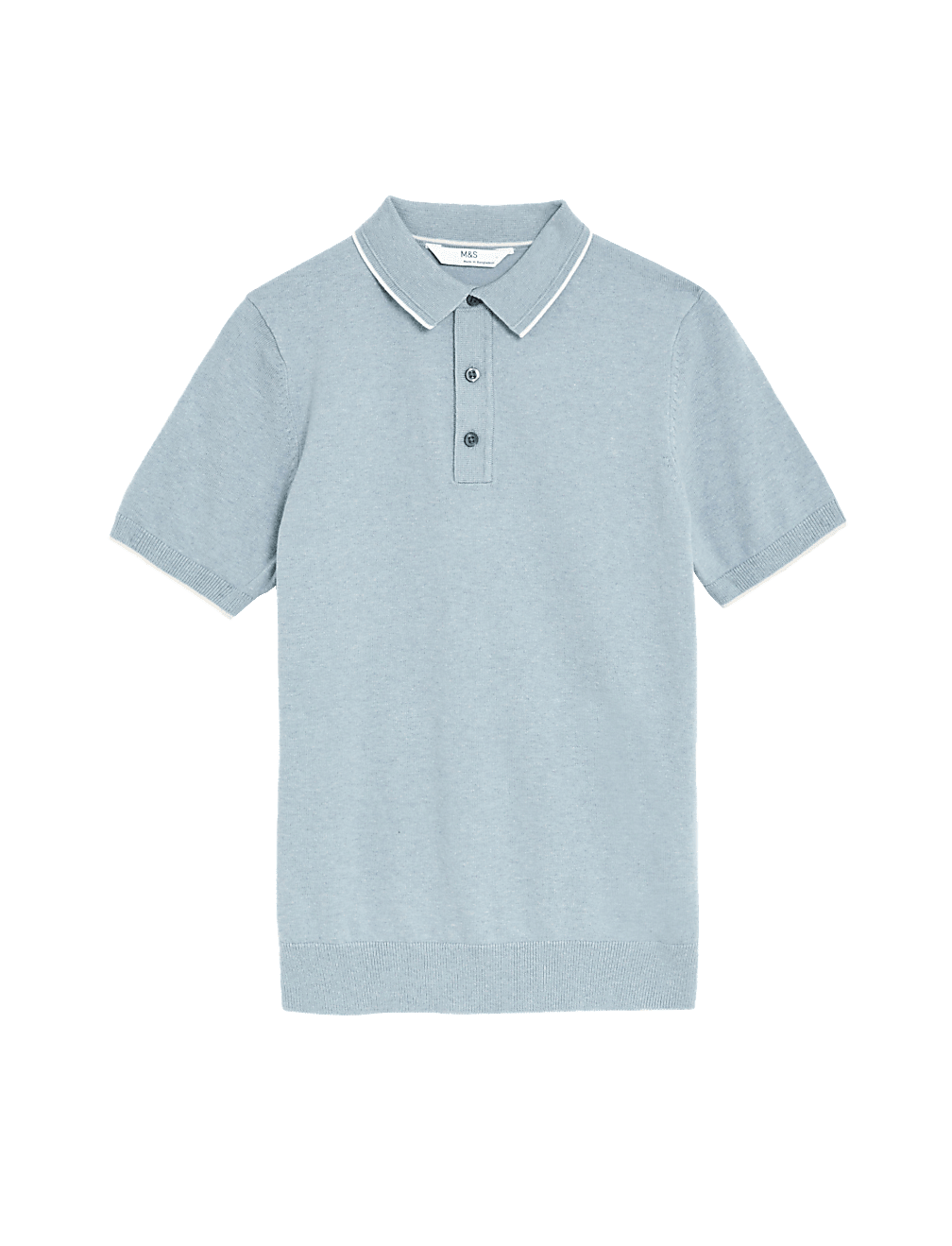 Cotton Rich Knitted Polo Shirt