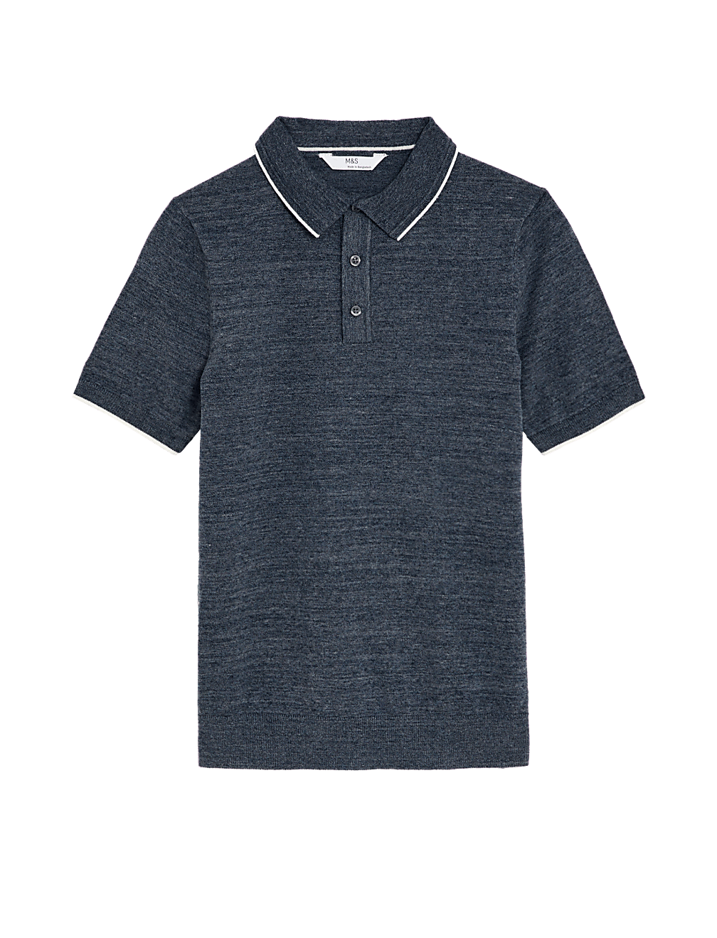 Cotton Rich Knitted Polo Shirt