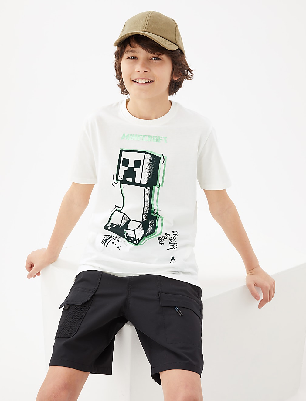 Pure Cotton Minecraft™ T-Shirt (6-16 Yrs)