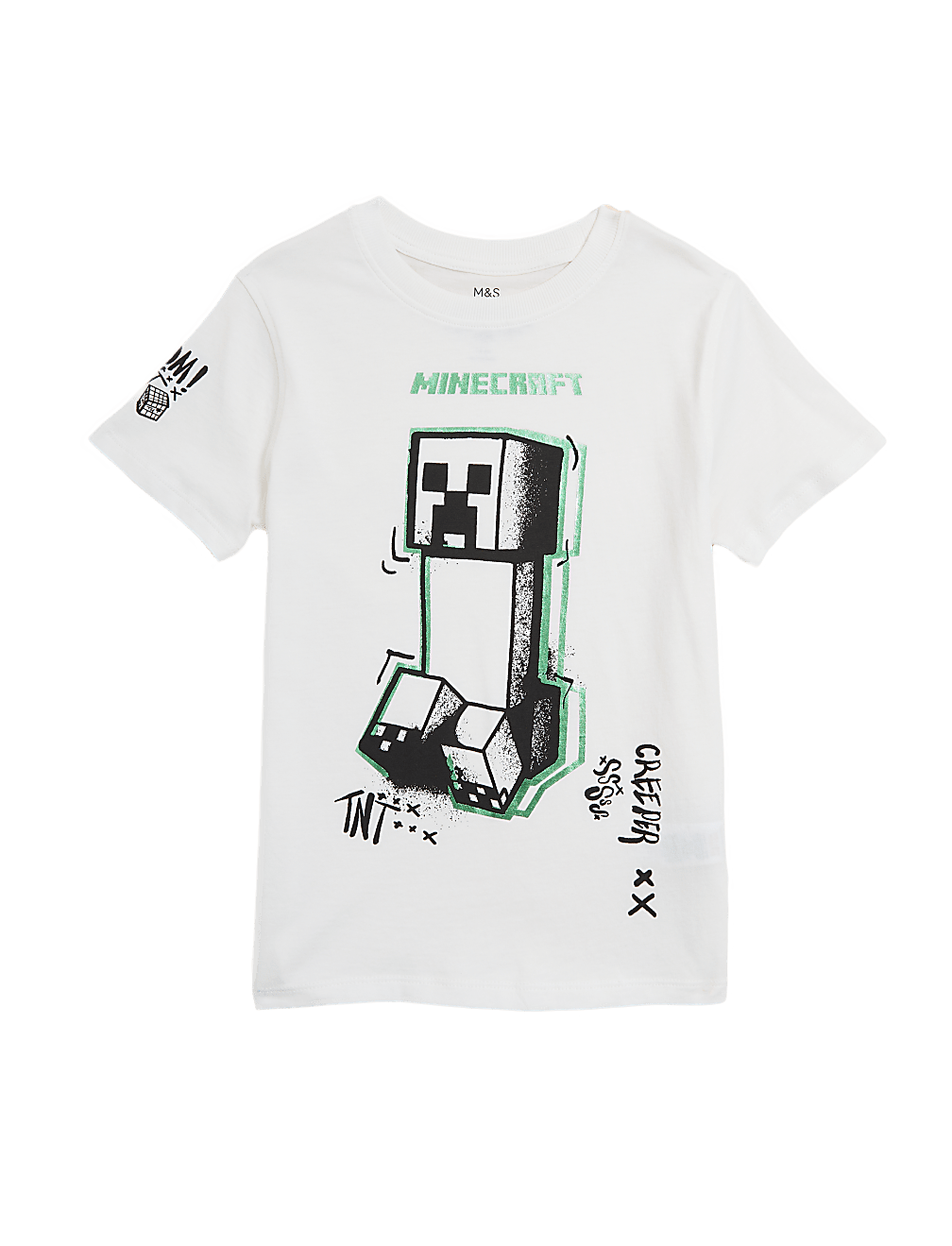 Pure Cotton Minecraft™ T-Shirt (6-16 Yrs)