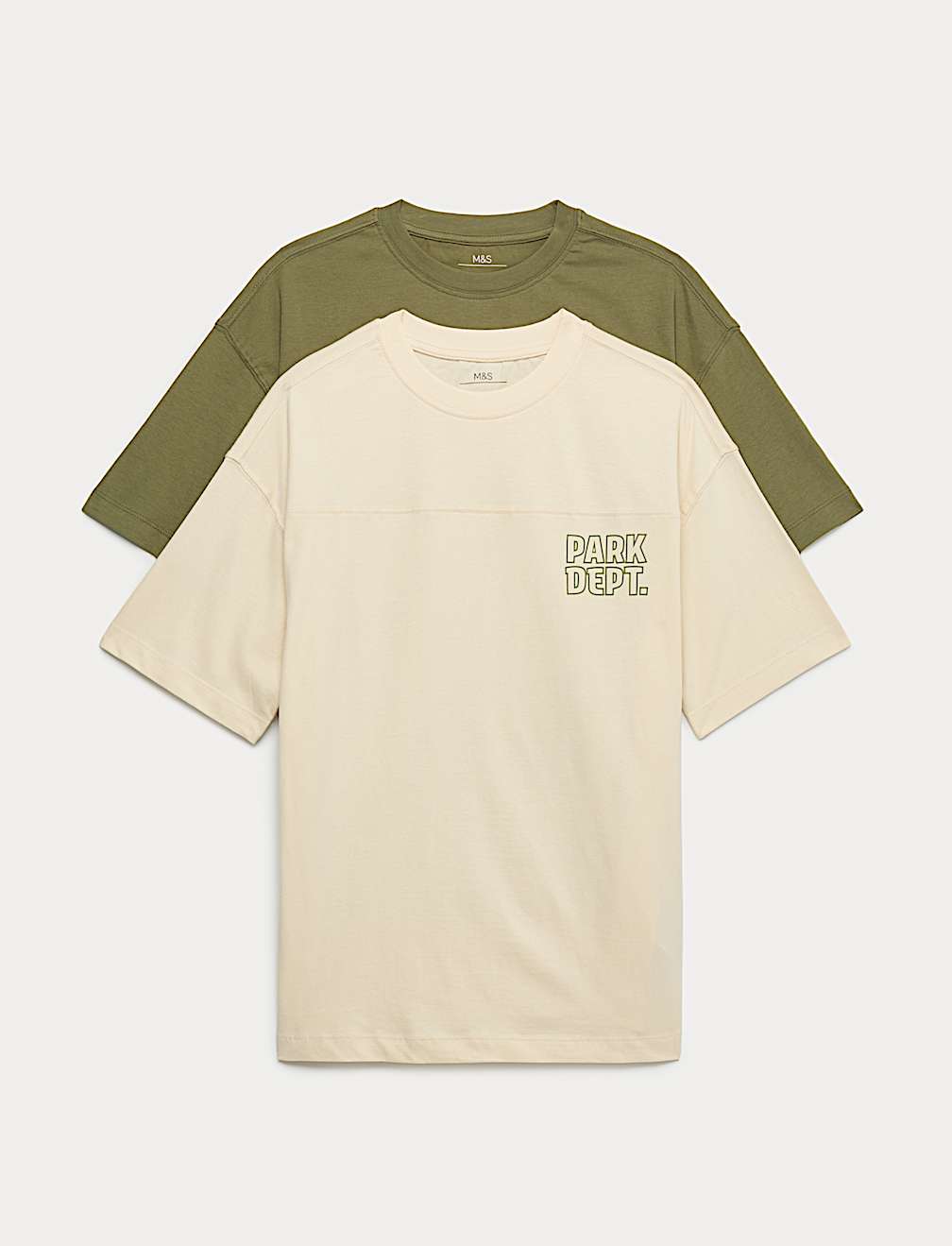 2 Pack Pure Cotton Graphic T-Shirts (6-16 Yrs)