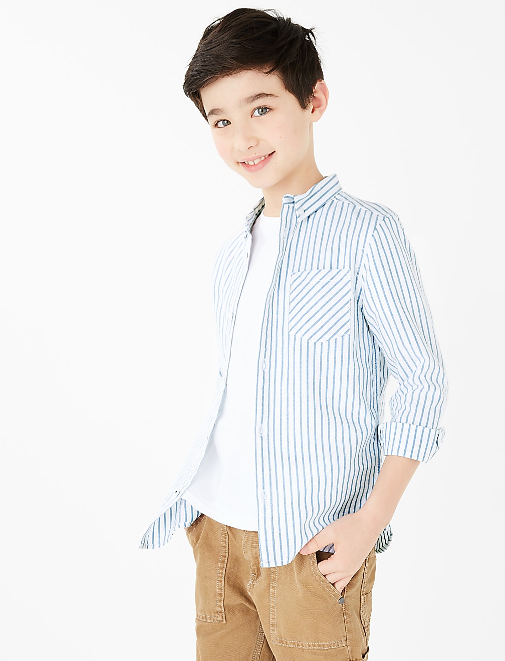 Cotton Striped Shirt (6-16 Years)