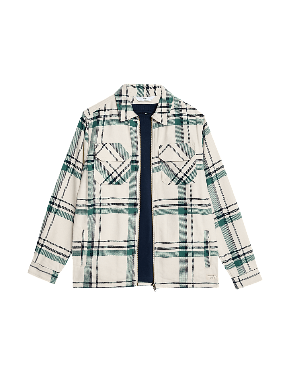 Pure Cotton Checked Shirt (6-16 Yrs)