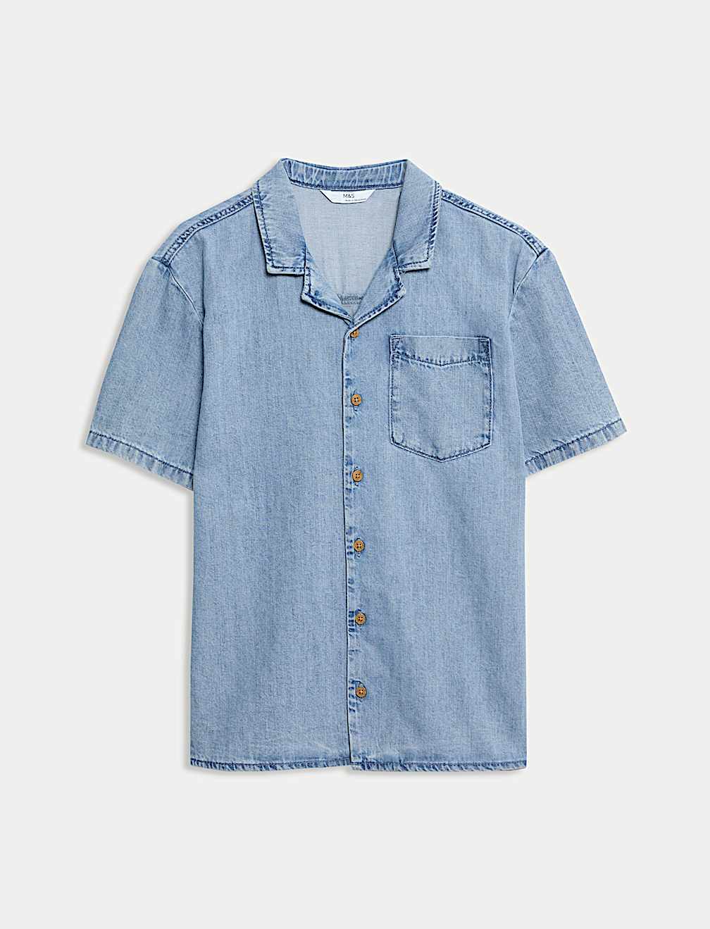 Pure Cotton Denim Shirt (6-16 Yrs)