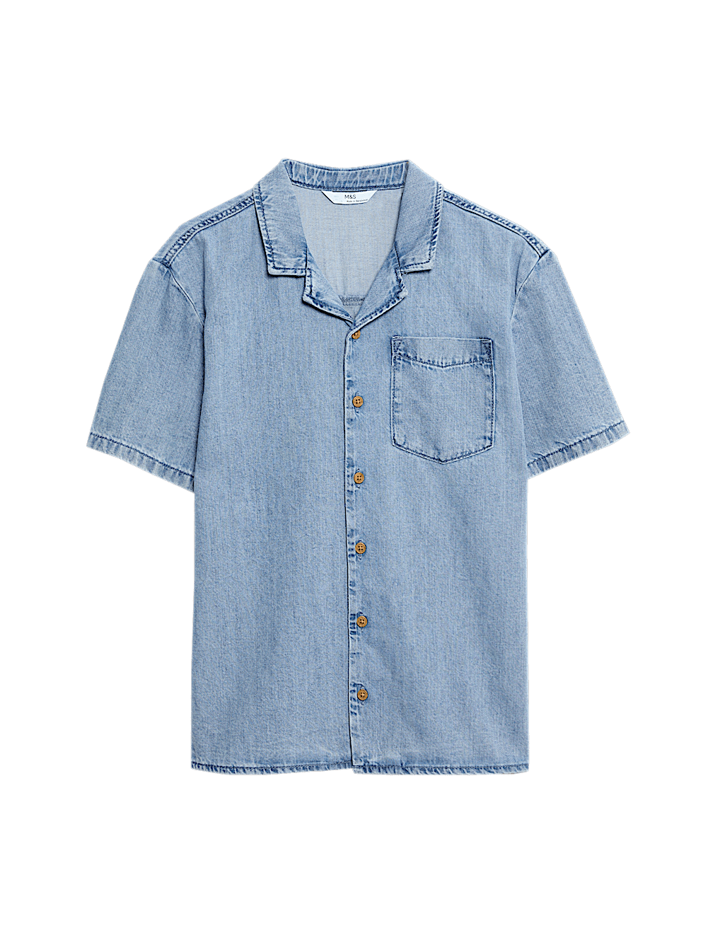 Pure Cotton Denim Shirt (6-16 Yrs)