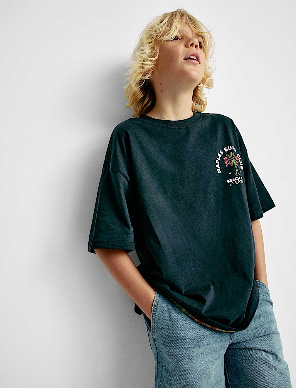 Pure Cotton Graphic T-Shirt (6-16 Yrs)