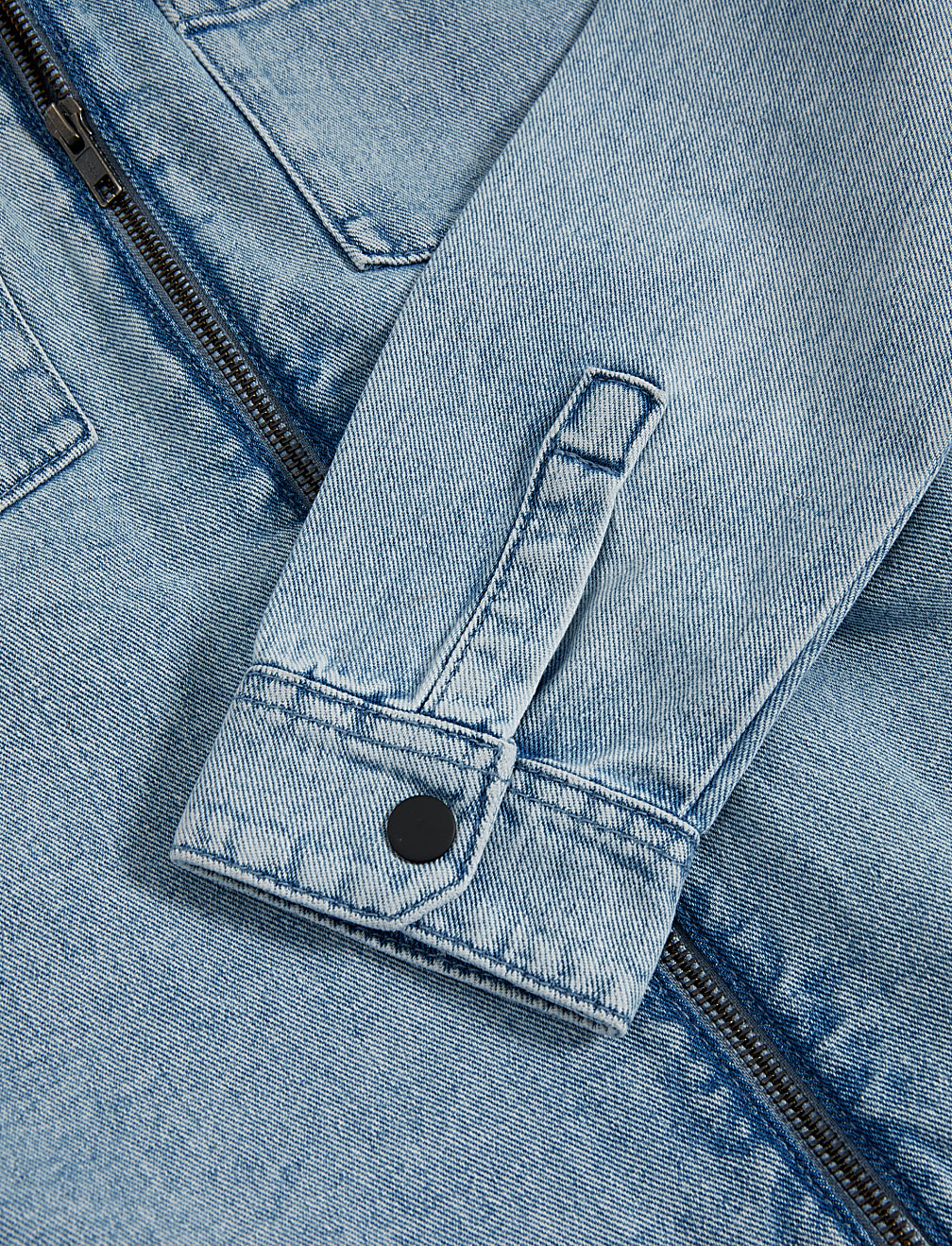 Denim Zip Shirt (2-16 Yrs)