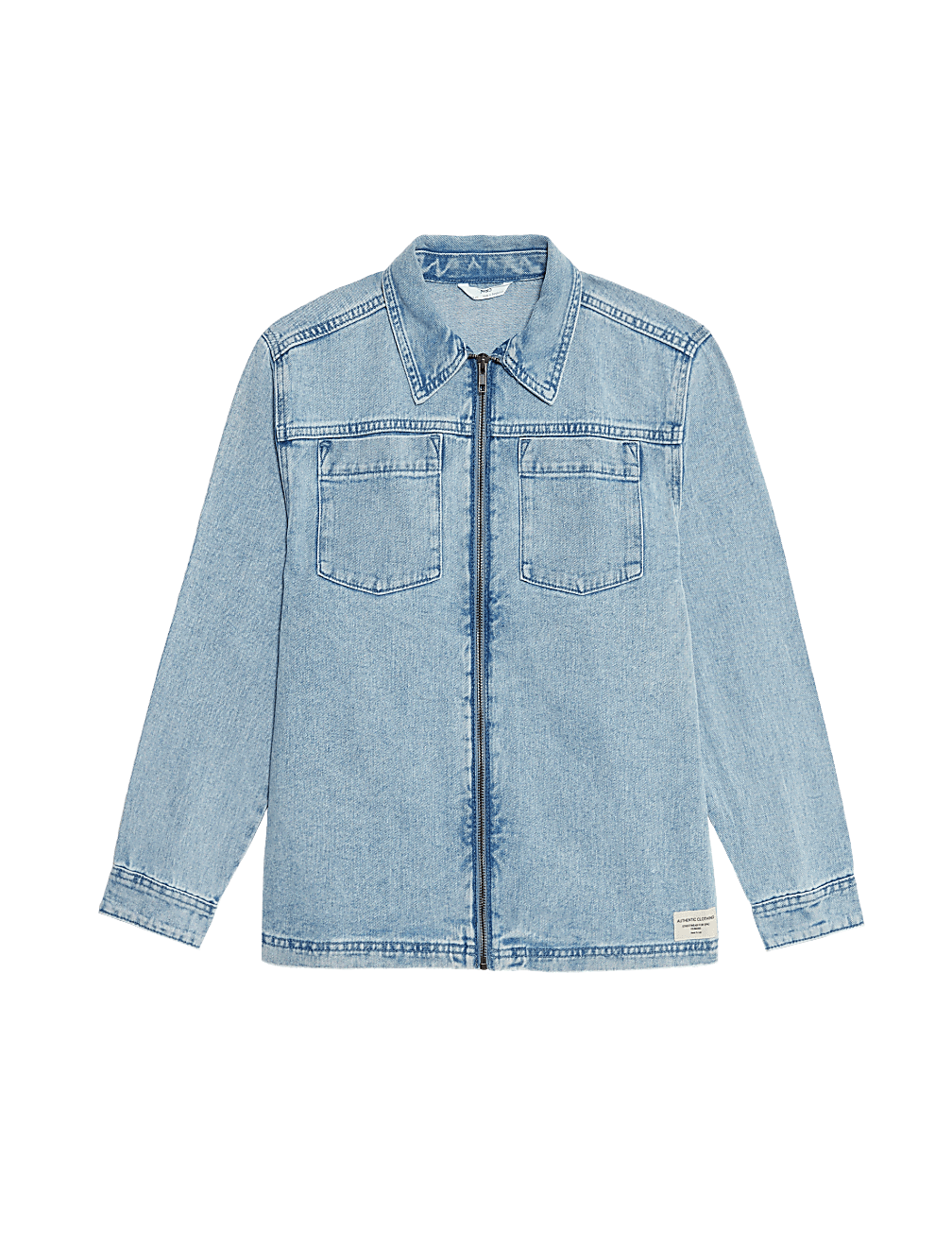Denim Zip Shirt (2-16 Yrs)