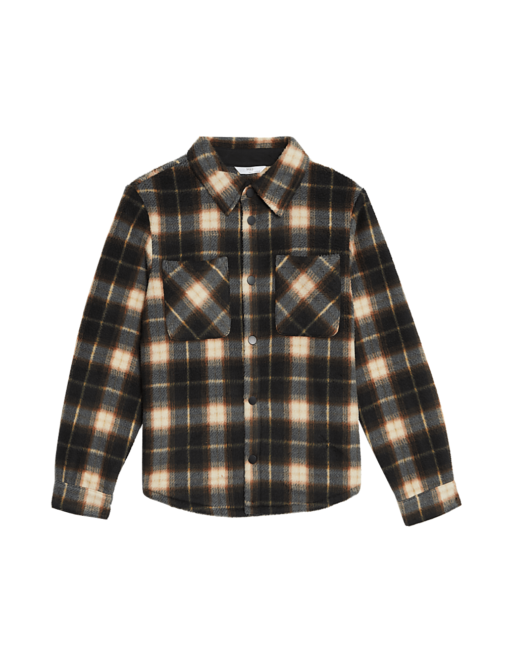 Fleece Check Overshirt (6-16 Yrs)