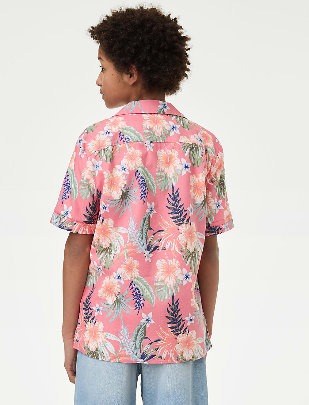 2pc Pure Cotton Shirt & T-Shirt Set (6-16 Yrs)