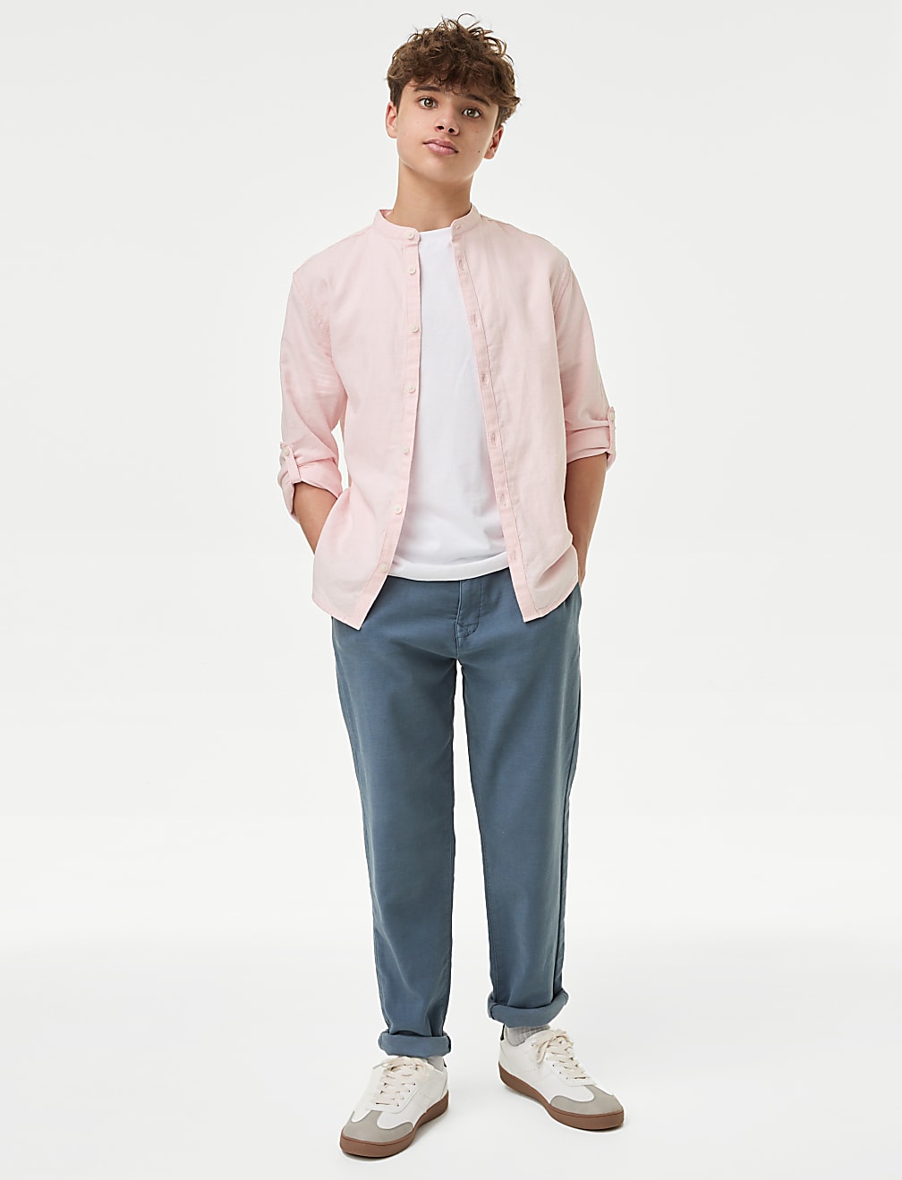 Cotton Rich Grandad Shirt (6-16 Yrs)