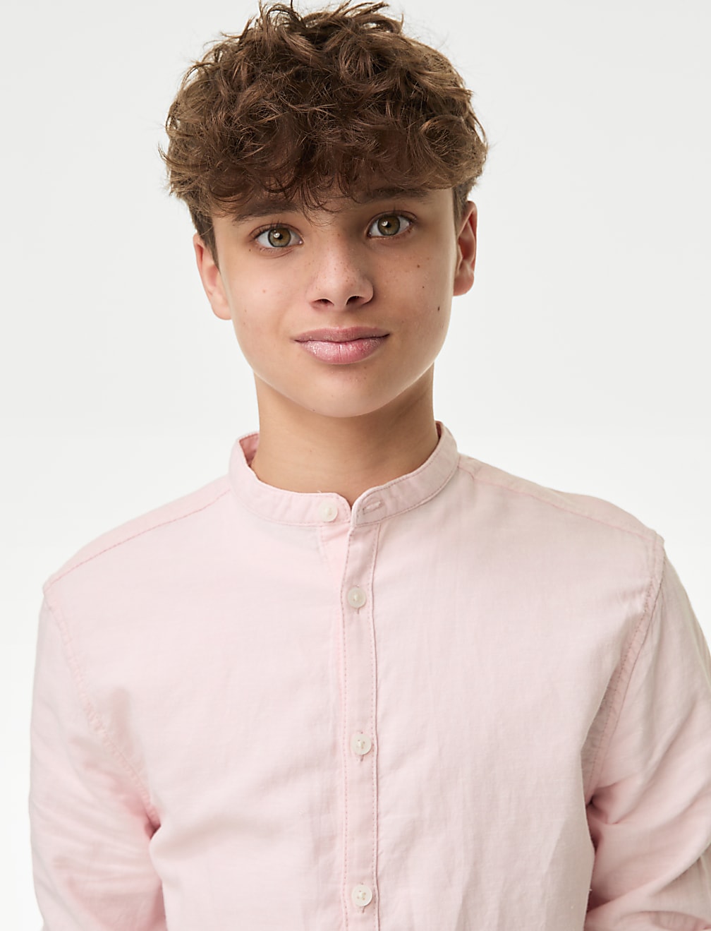 Cotton Rich Grandad Shirt (6-16 Yrs)