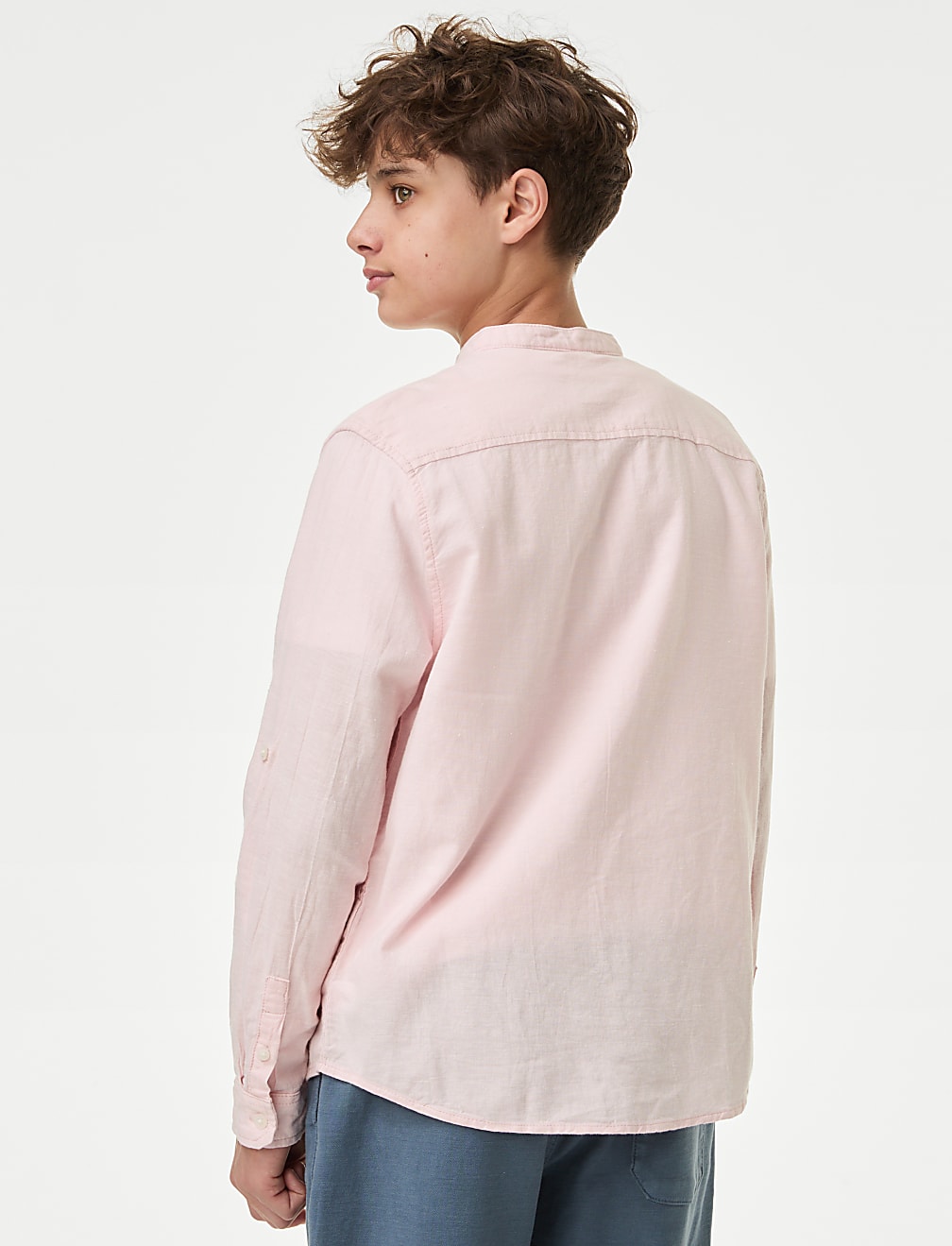 Cotton Rich Grandad Shirt (6-16 Yrs)