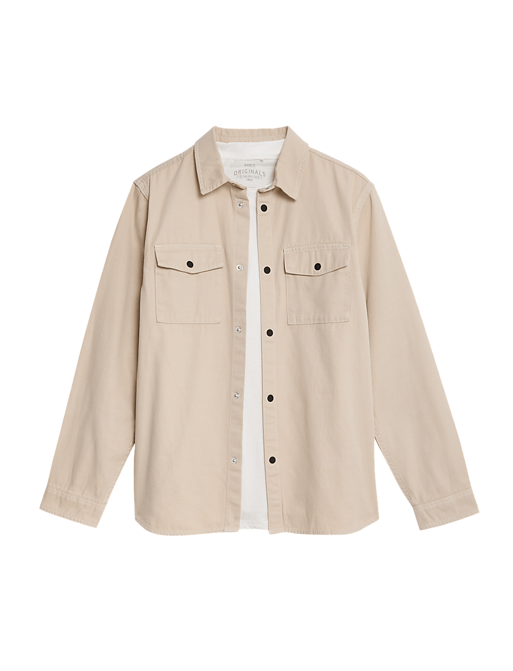 Pure Cotton Shirt & T-Shirt Set (6-16 Yrs)