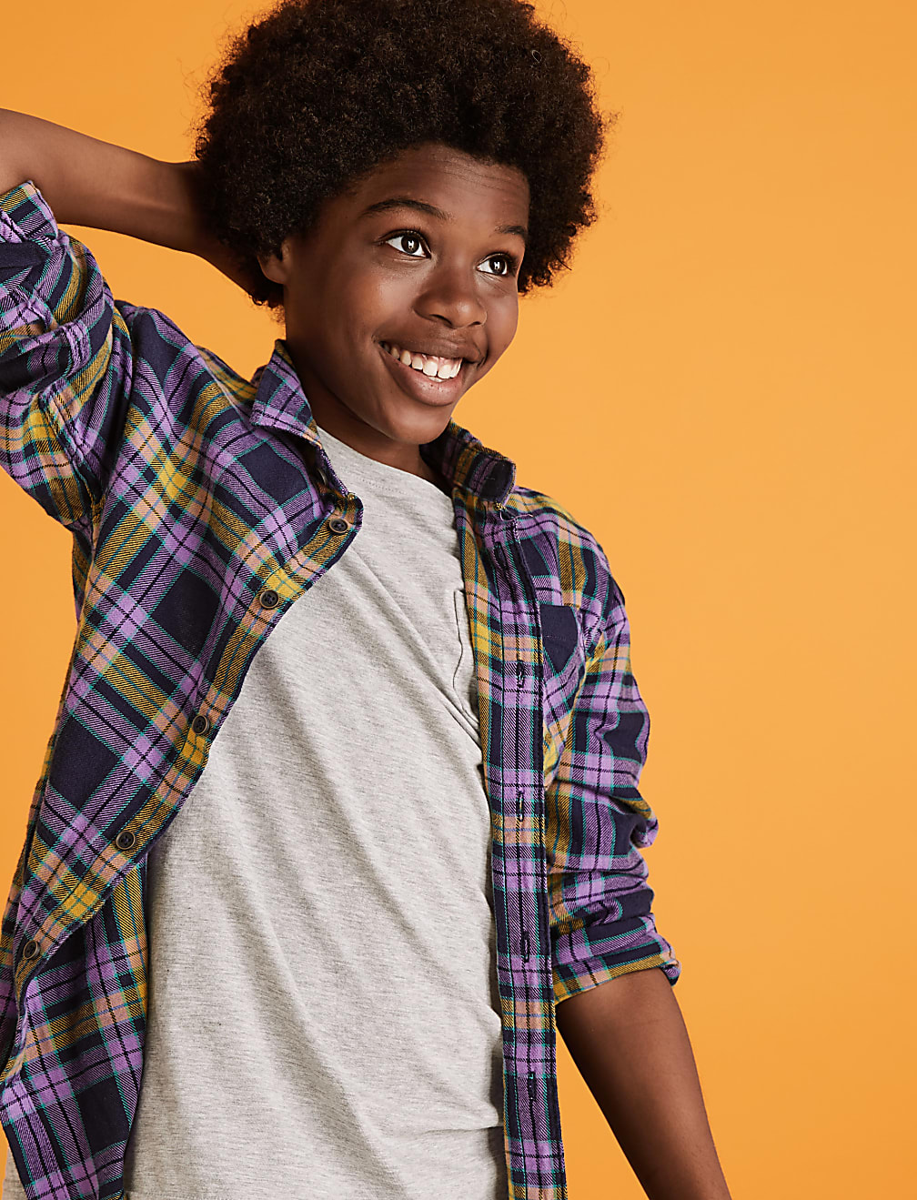 Cotton Checked Shirt (6-16 Yrs)