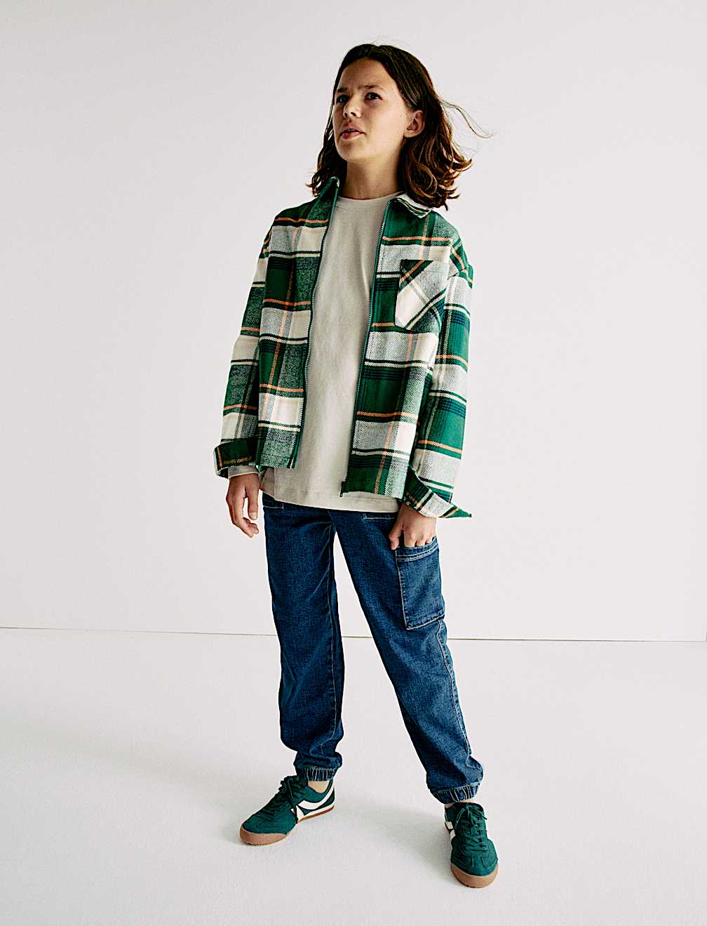 Pure Cotton Check Shirt (6-16 Yrs)