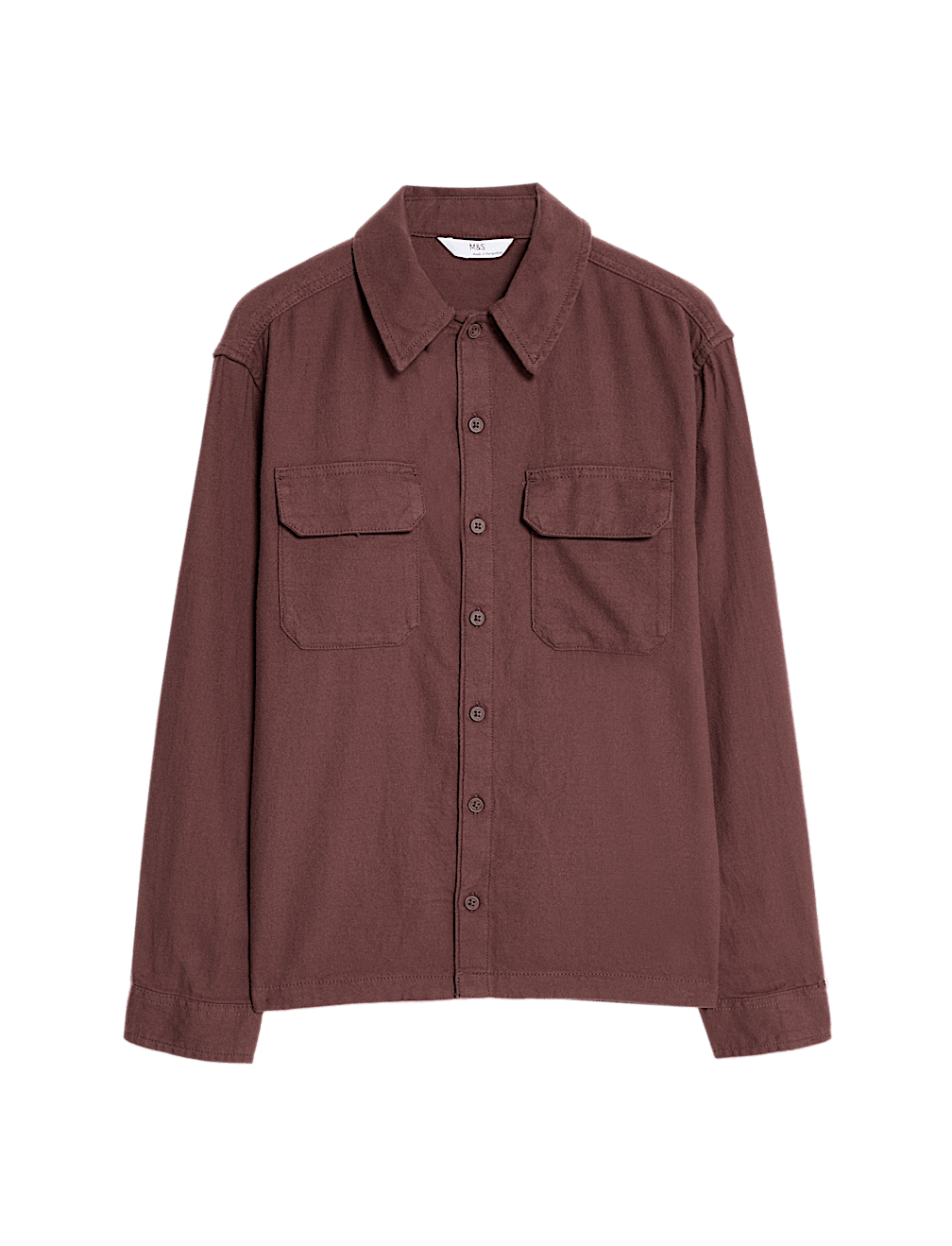 Pure Cotton Utility Pocket Shirt (6-16 Yrs)