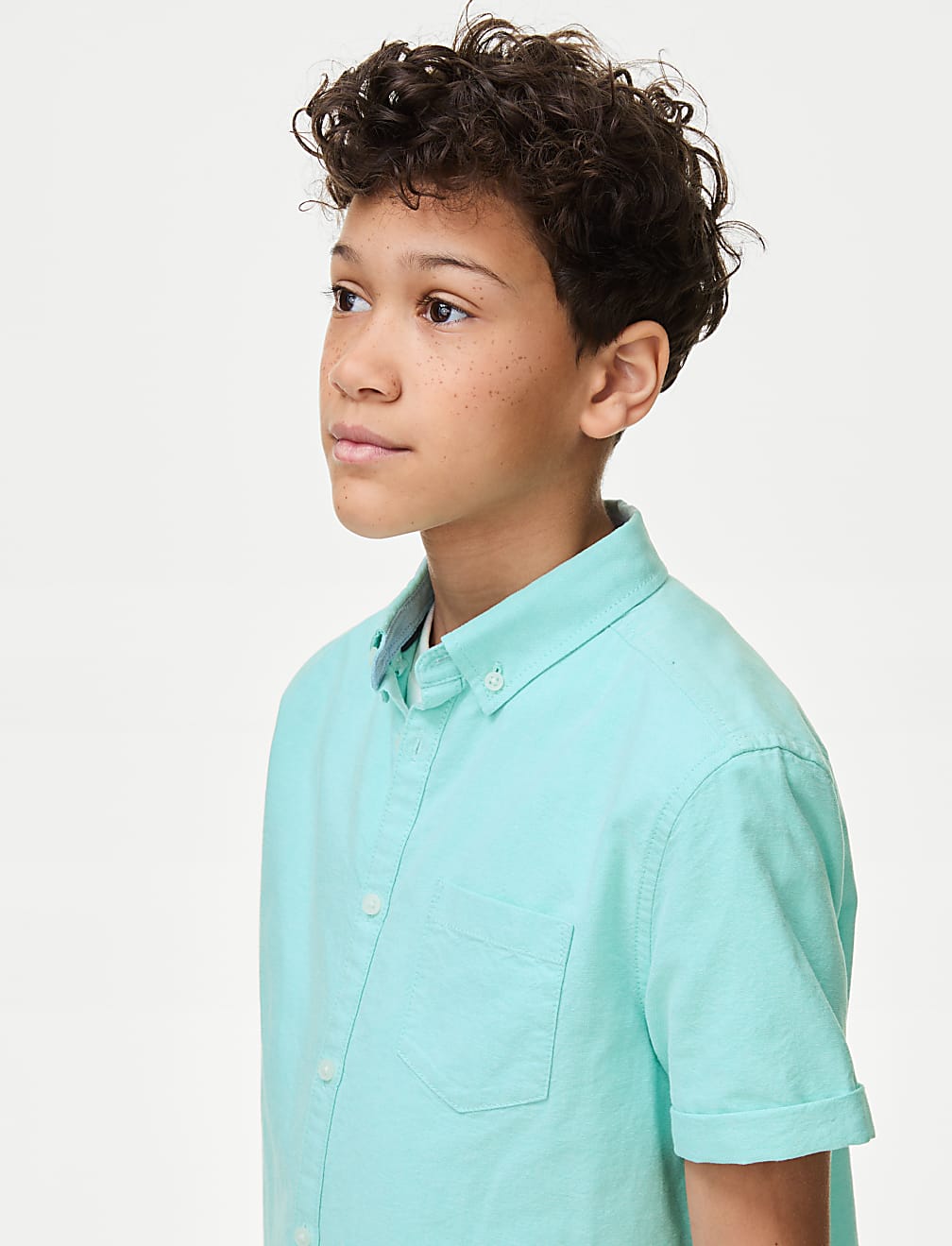 Pure Cotton Plain Shirt