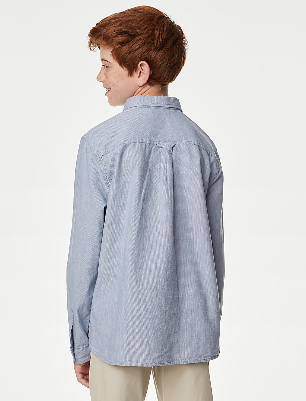 Pure Cotton Checked Oxford Shirt (6-16 Yrs)