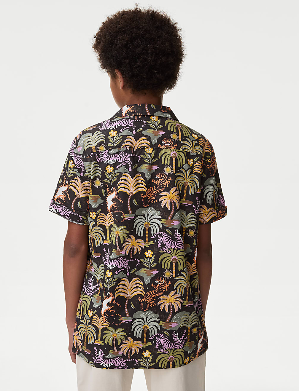 2pc Pure Cotton Printed Shirt & T-Shirt Set (6-16 Yrs)