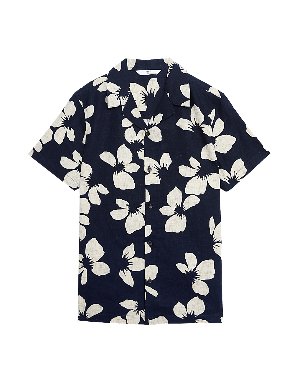 Linen Rich Floral Mini Me Shirt (6-16 Yrs)