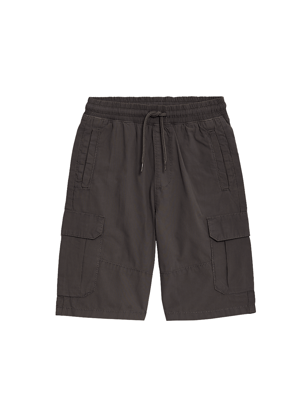 Pure Cotton Cargo Shorts (6-16 Yrs)