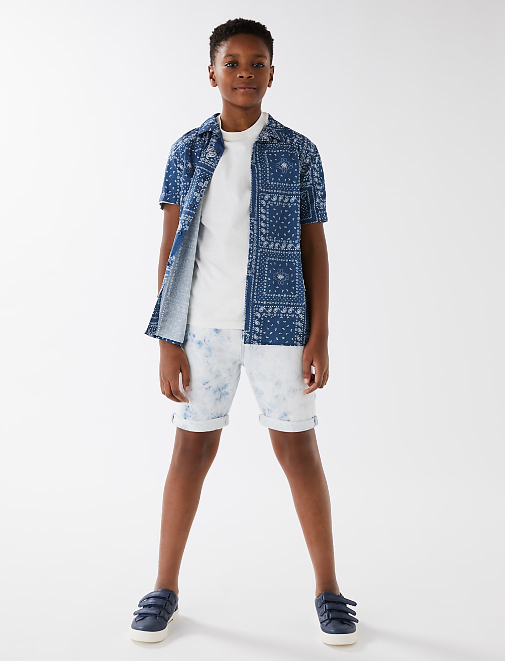 Denim Tie Dye Shorts (6-16 Yrs)