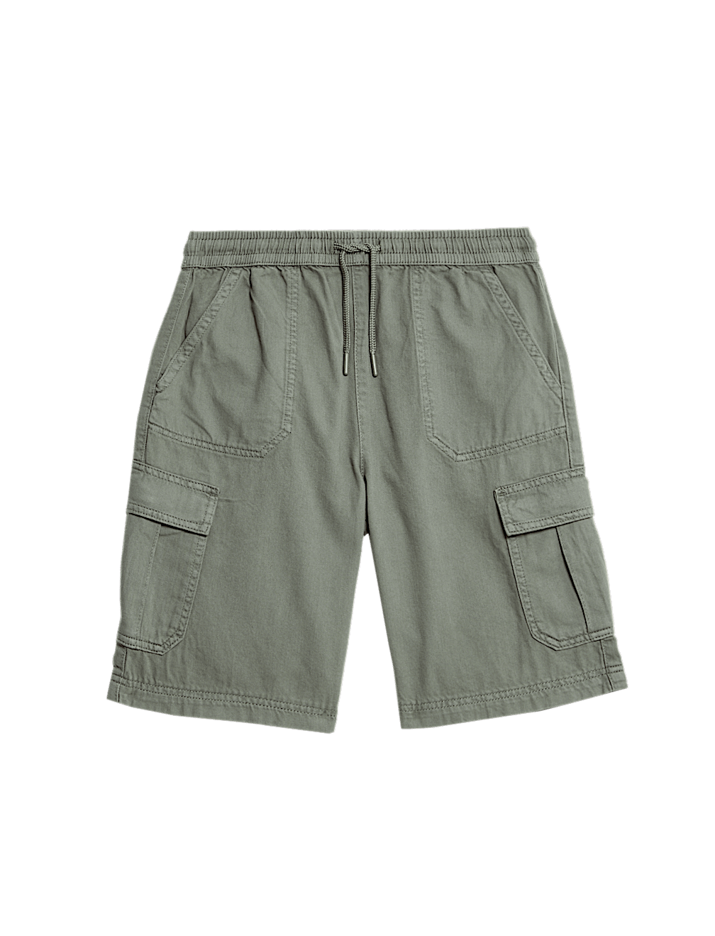 Pure Cotton Cargo Shorts (6-16 Yrs)