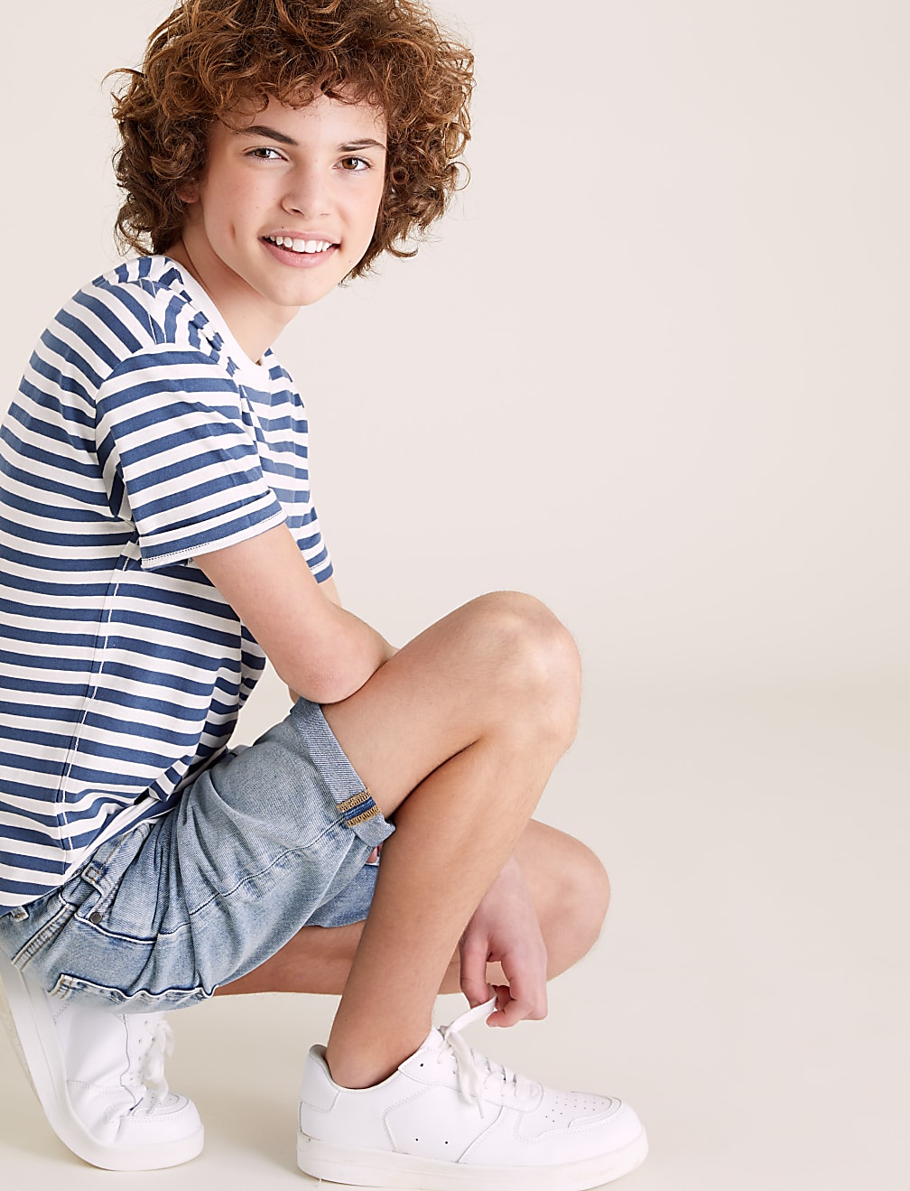 Denim Plain Shorts (6-16 Yrs)