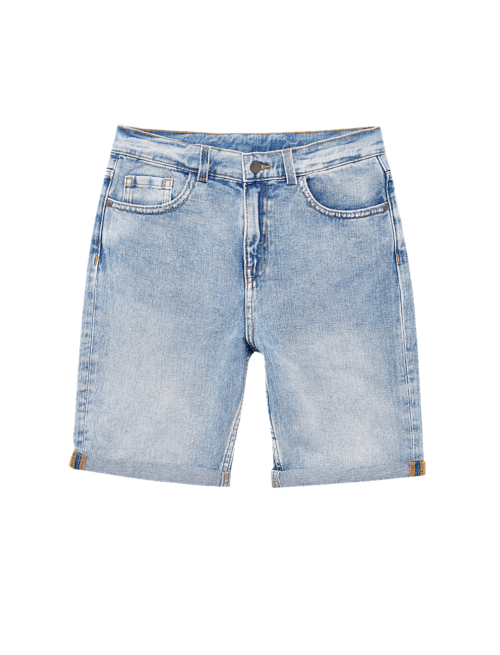 Denim Plain Shorts (6-16 Yrs)
