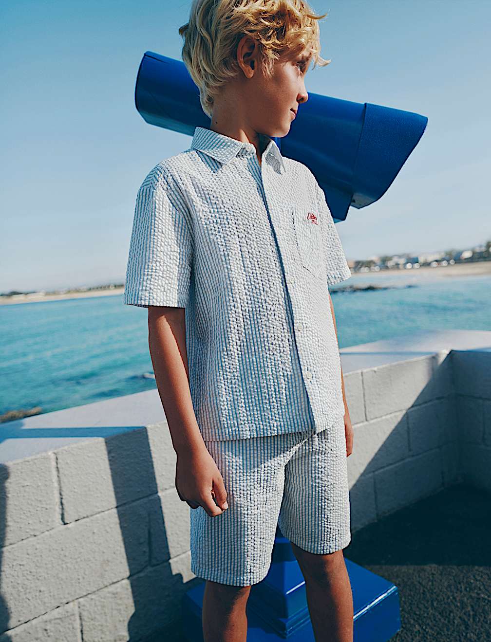 Pure Cotton Striped Shorts (6-16 Yrs)