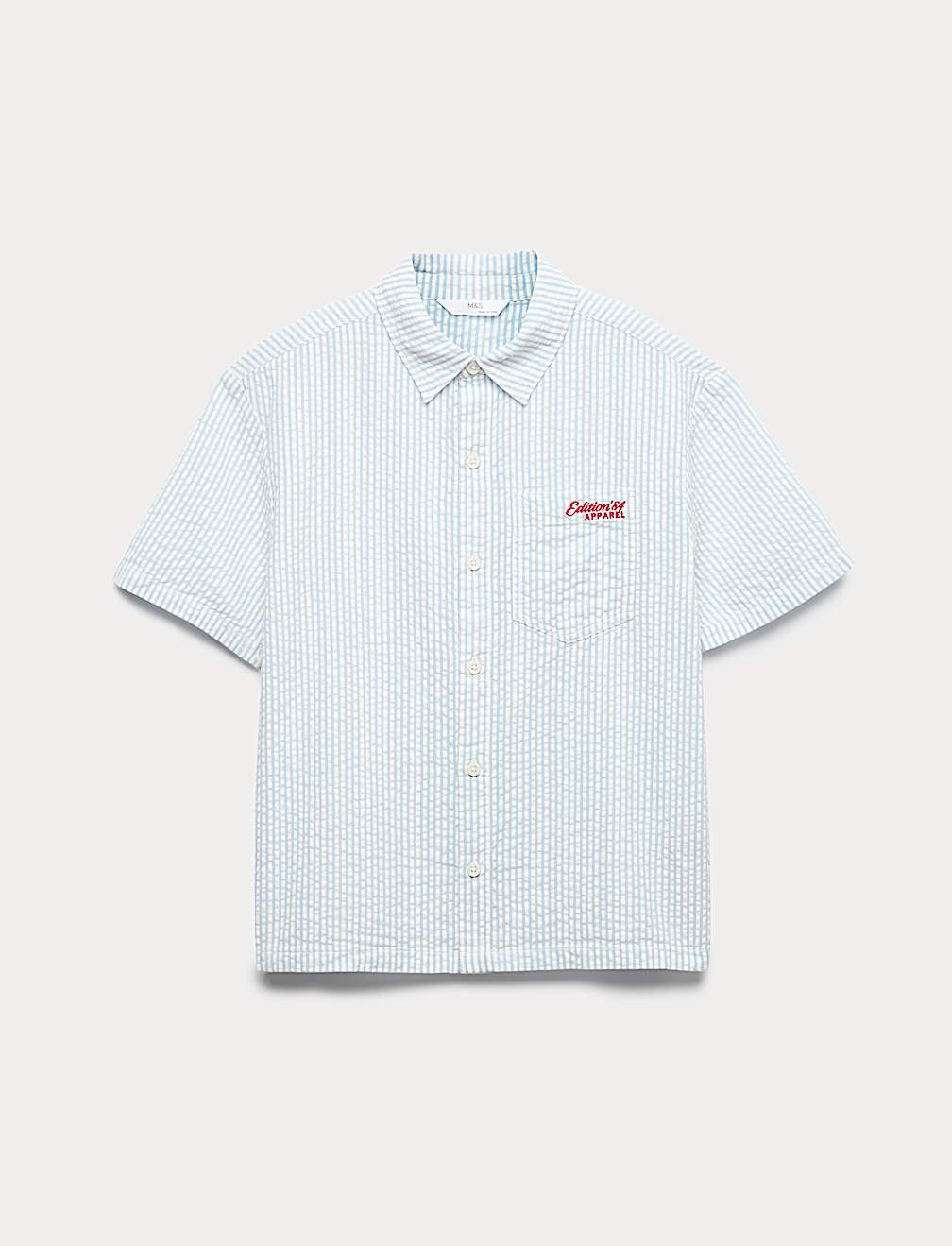 Pure Cotton Striped Shirt (6-16 Yrs)