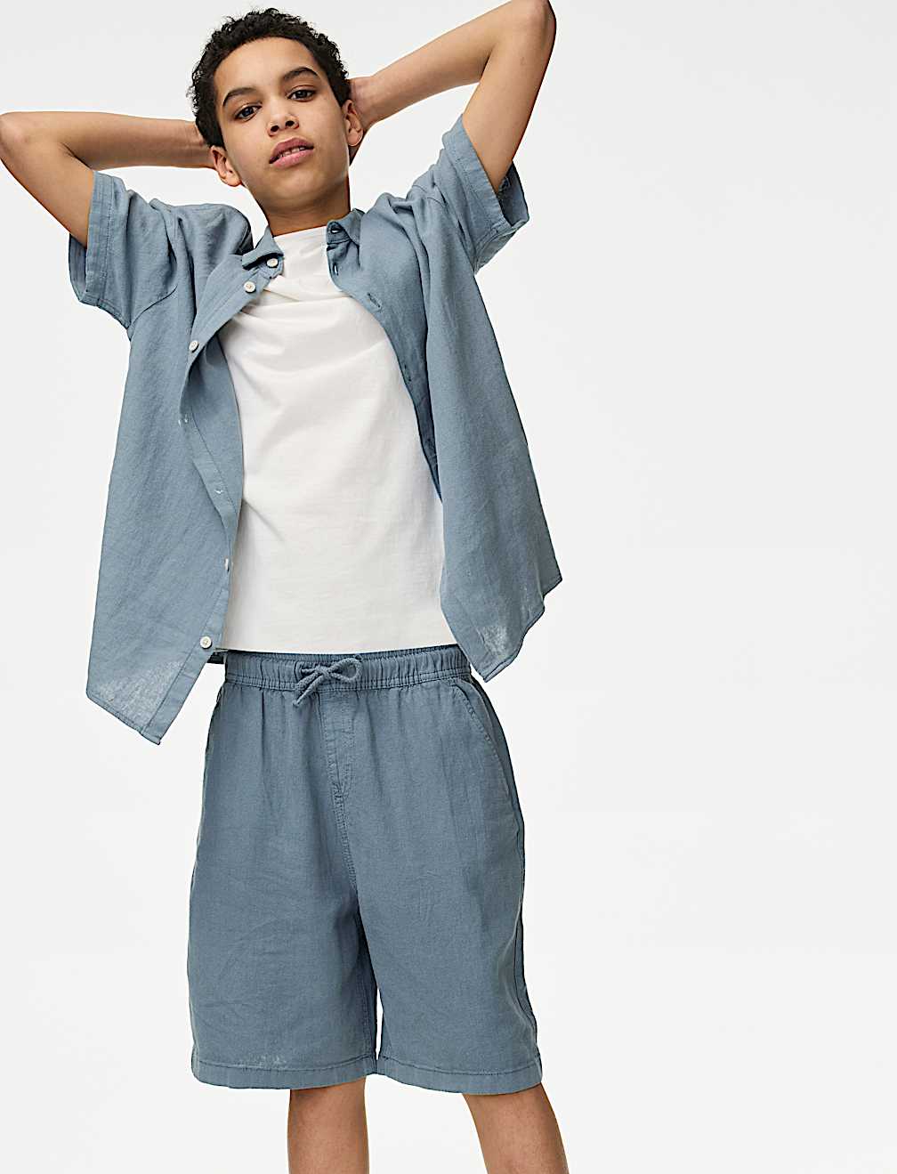 Linen Rich Shorts (2-16 Yrs)