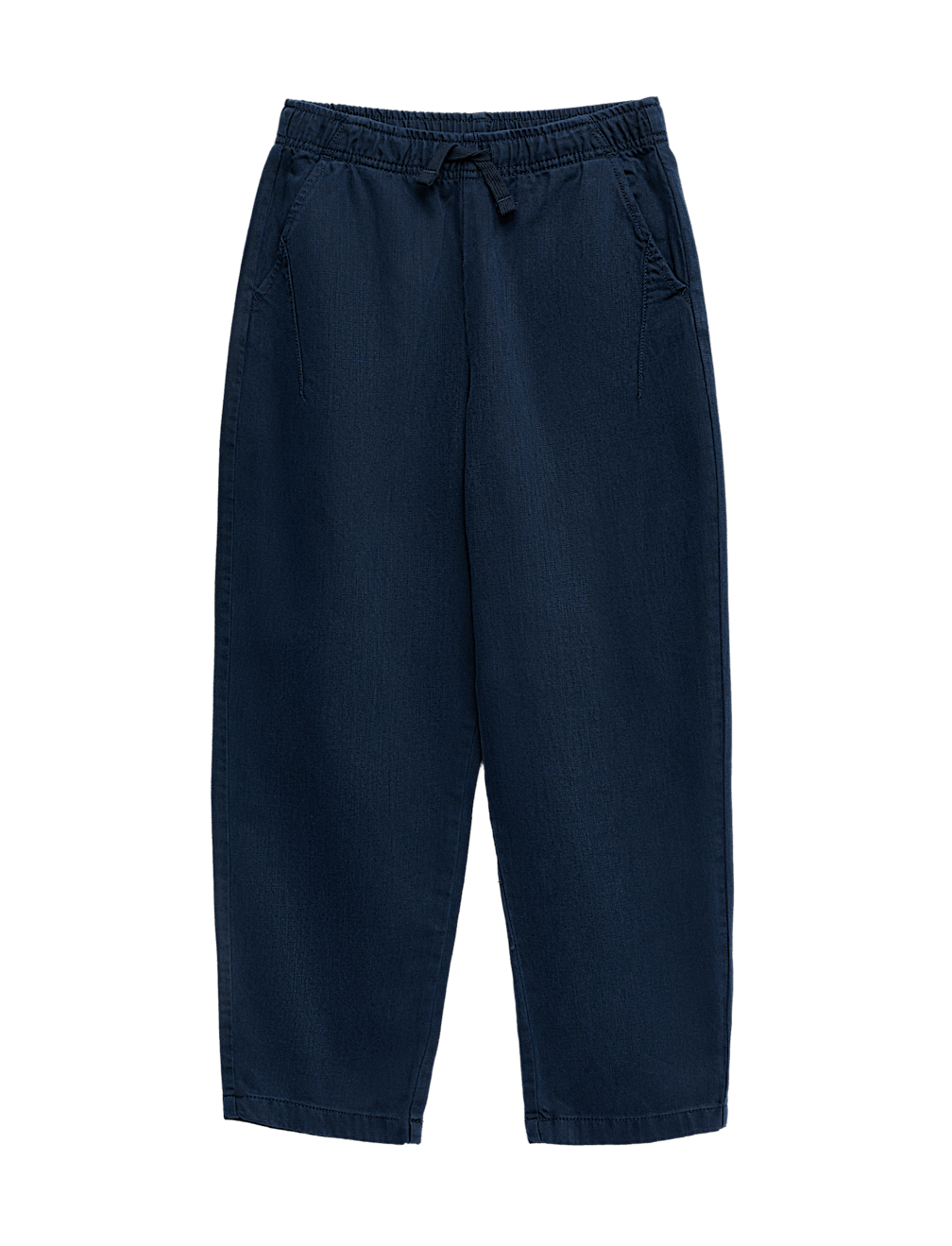 Relaxed Cotton Rich Lightweight Trousers (6-16 Yrs)