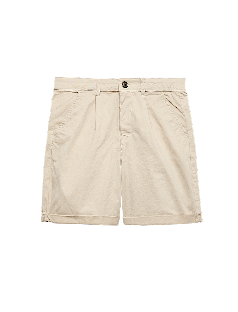 Cotton Rich Pleated Chino Shorts (6-16 Yrs)