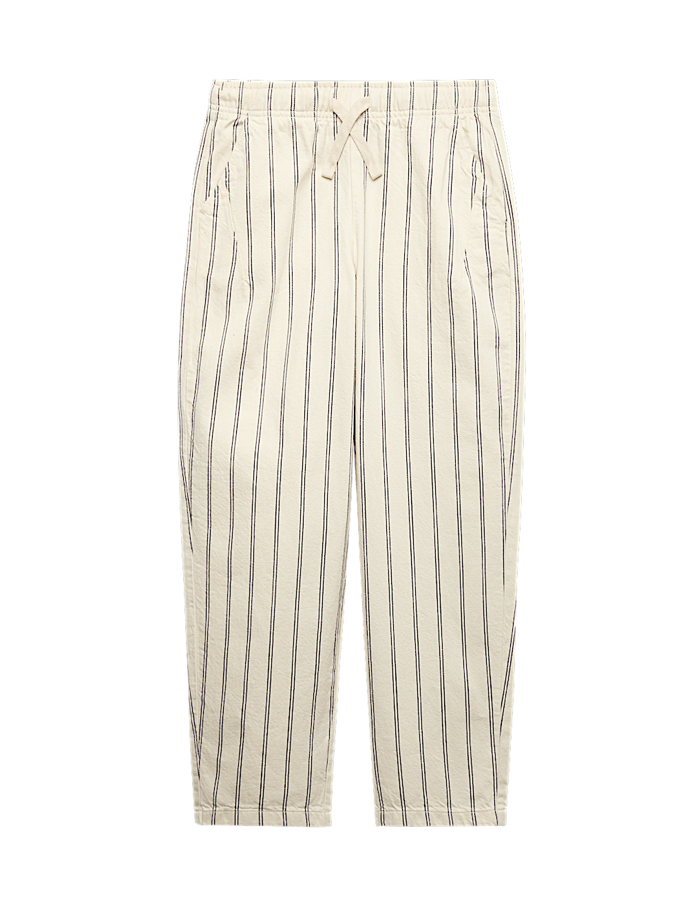 Cotton Rich Striped Lightweight Trousers (6-16 Yrs)
