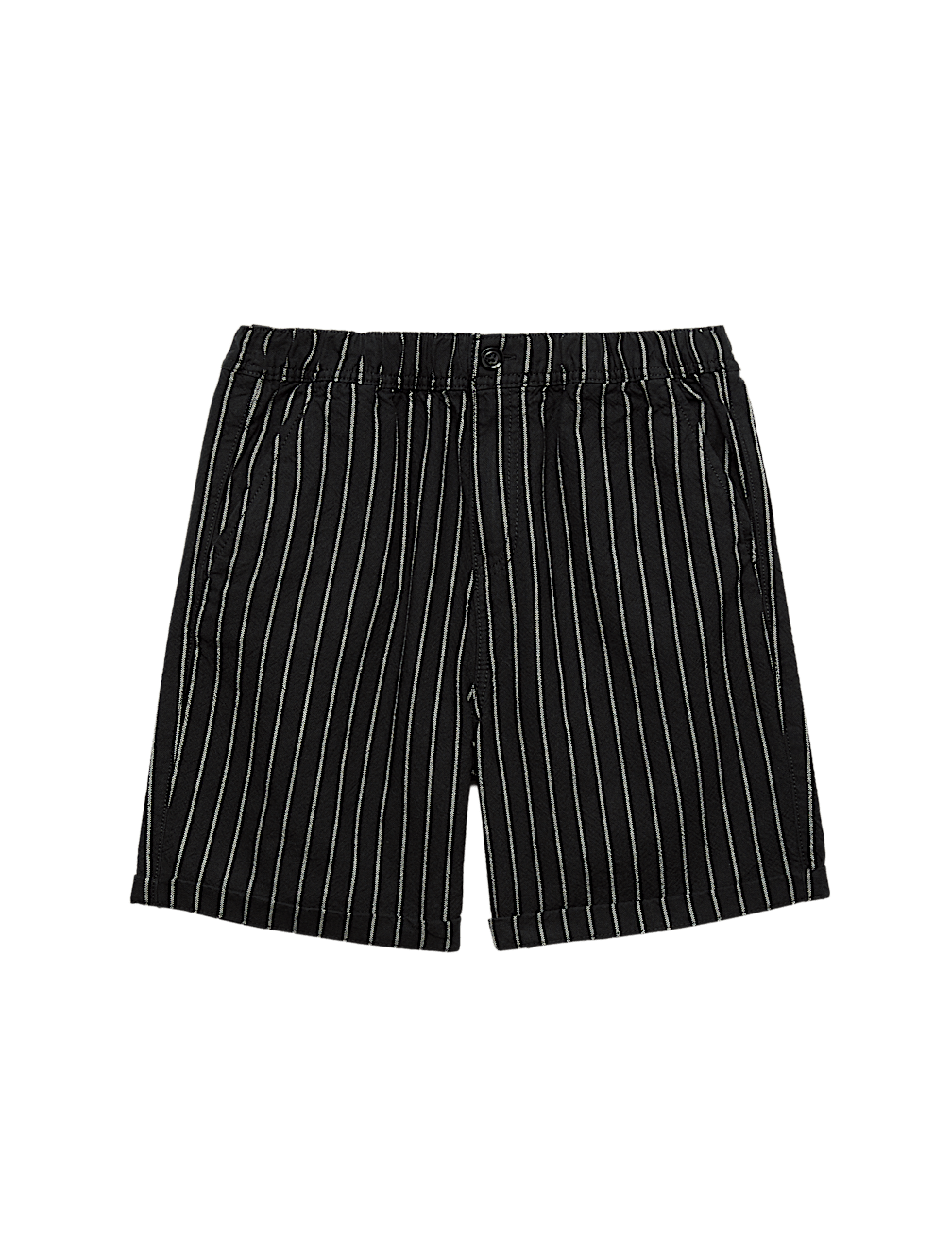 Pure Cotton Striped Shorts (6-16 Yrs)