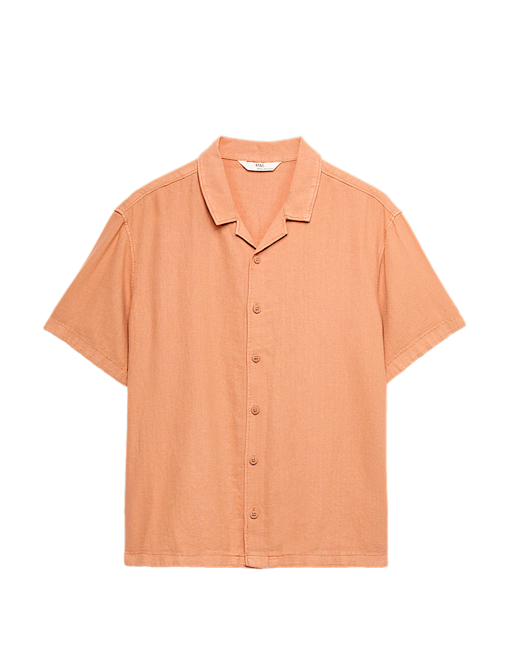 Linen Rich Plain Shirt (6-16 Yrs)