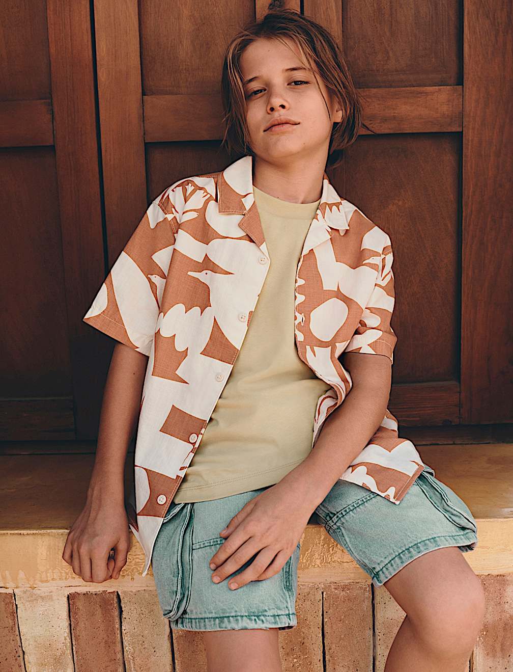Pure Cotton Printed Shirt (6-16 Yrs)