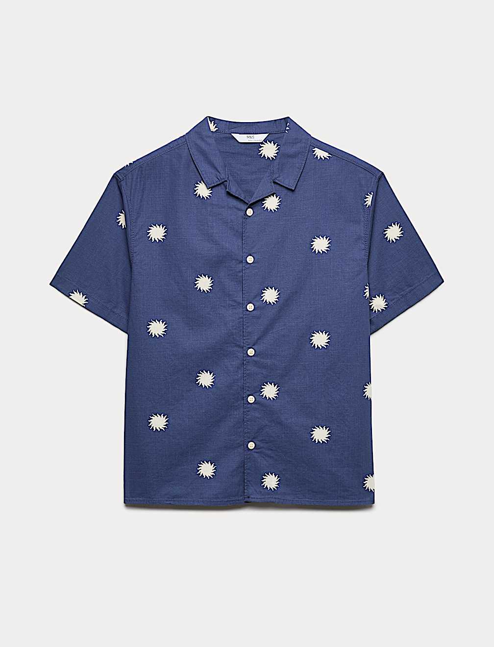 Pure Cotton Sun Print Shirt (6-16 Yrs)